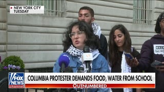 Anti-Israel protester demands Columbia provide humanitarian aid to demonstrators - Fox News