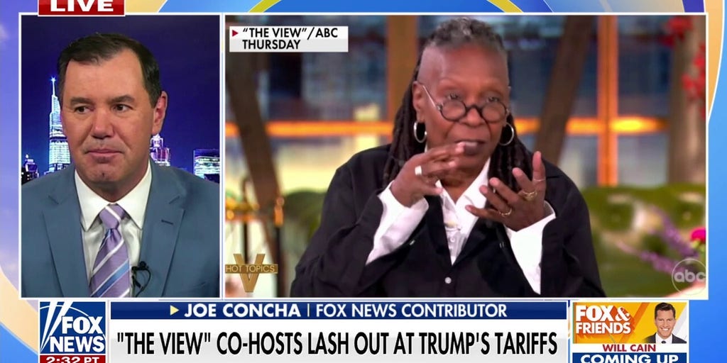 'The View' hosts lash out at Trump over tariff announcement