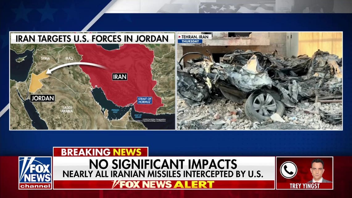 Iran attacks U.S. forces in Jordan after American strikes on missile launchers: Source