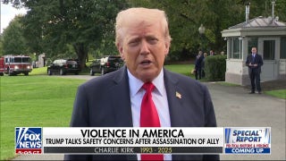 Trump honors Charlie Kirk’s memory, commemorates 9/11