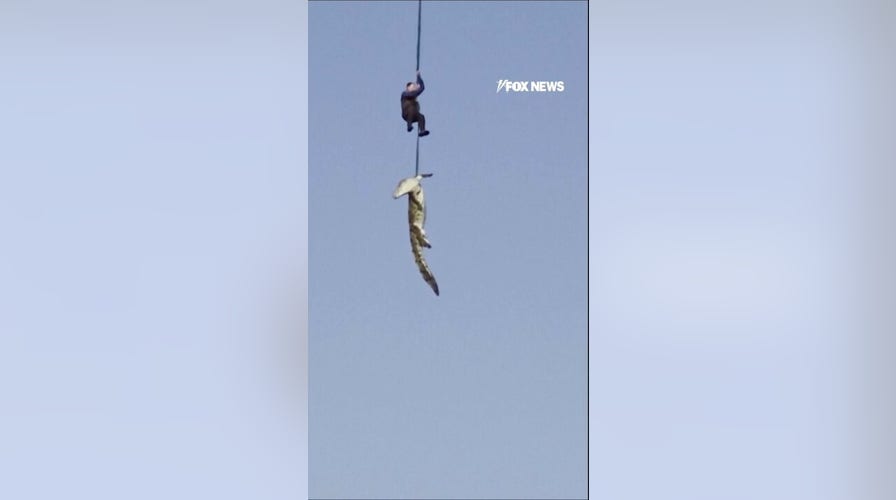 Officials airlift crocodile suspected of EATING missing man