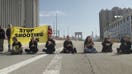 Radicals bring life in America's largest city to screeching halt and vandalize 9/11 Memorial