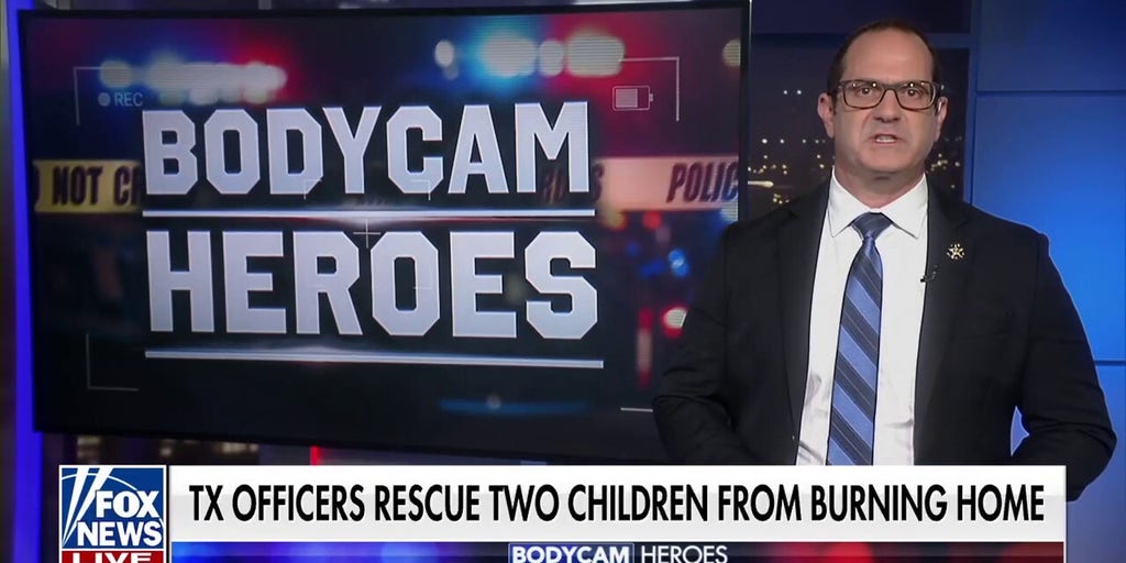 ‘Bodycam Heroes’: Texas police officers rescue children just before flames engulf home