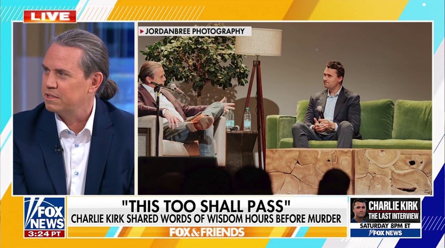  Charlie Kirk talks entrepreneurship, faith in final interview before his murder
