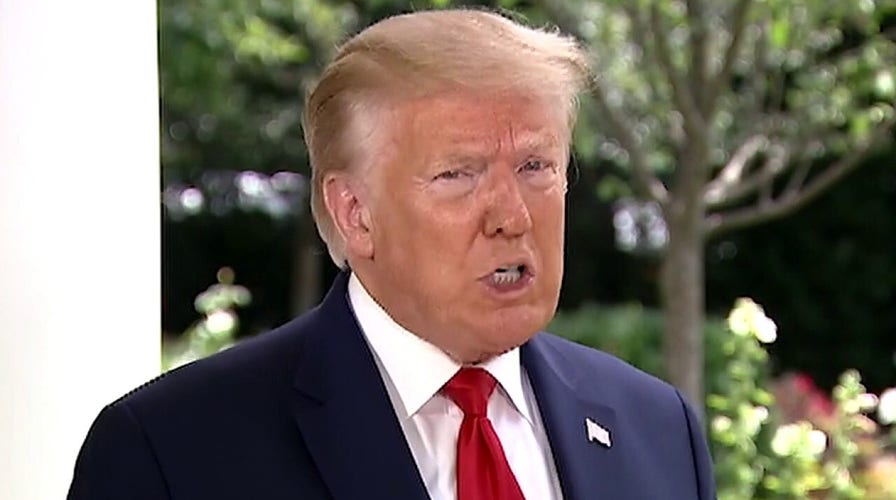 Trump: I would wear a mask when close around a group of people.