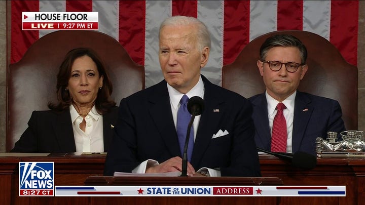 President Biden invokes Reagan as he vows US will stand by Ukraine, takes swipe at Trump: 'We will not walk away'