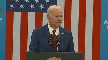 Biden heckled by pro-Palestinian protester during healthcare speech