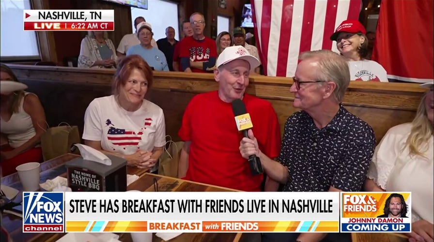 Steve Doocy gets pulse in Nashville on Trump's crime crackdown: 'I voted for law and order'