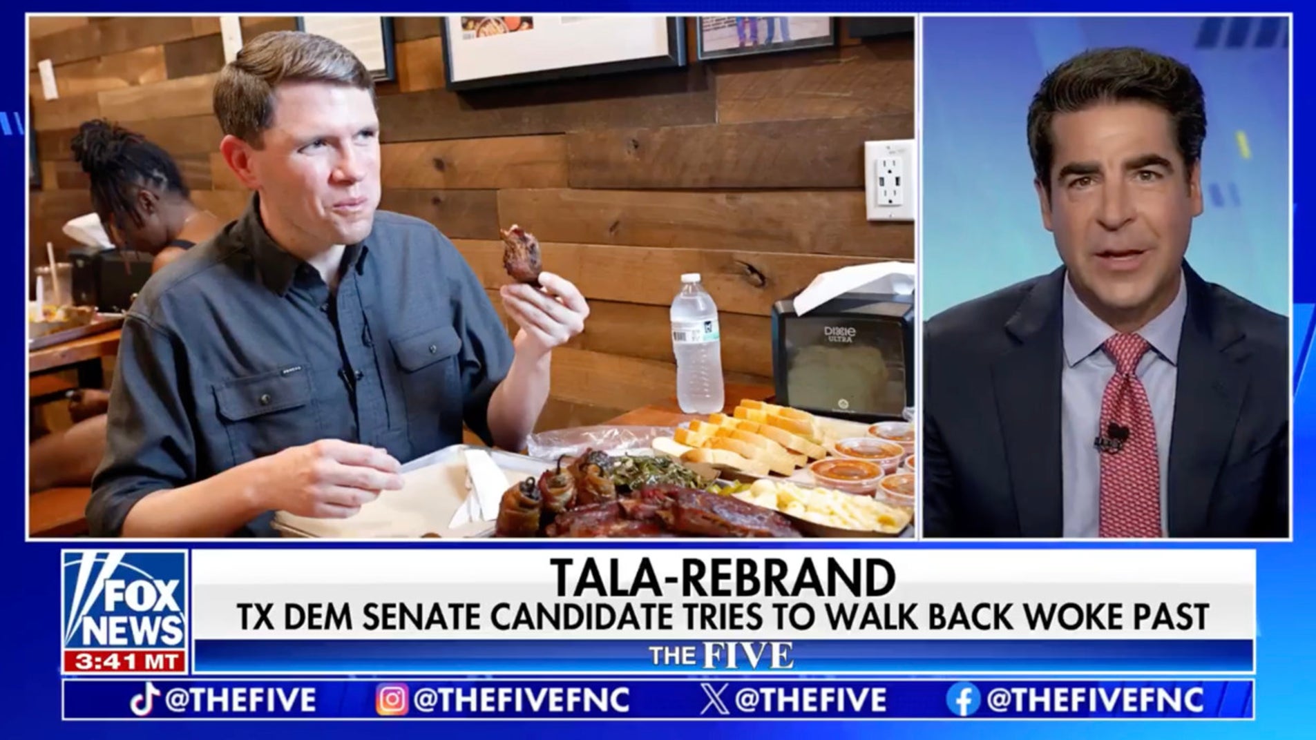 Jesse Watters: Talarico's got the 'meat sweats'