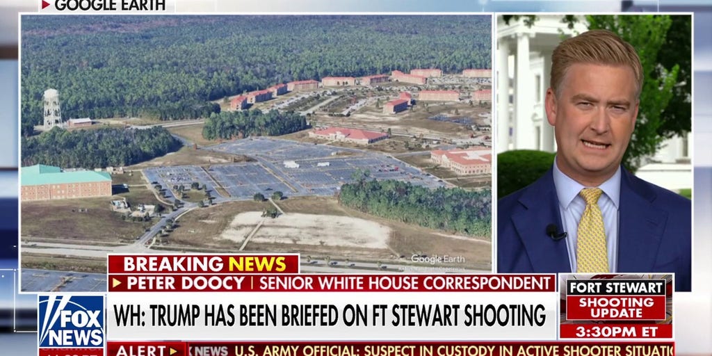 White House: Trump receiving updates on Fort Stewart shooting from Oval Office