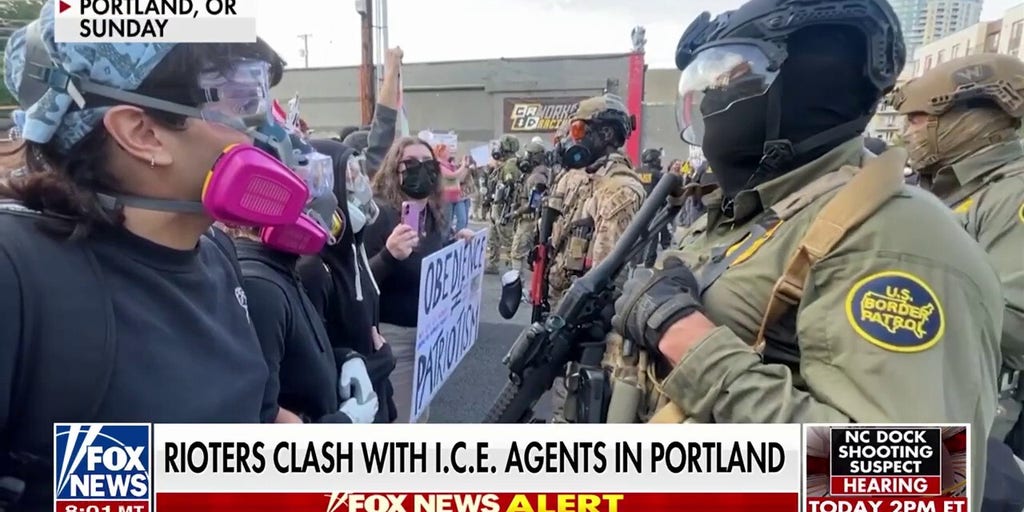 Two Arrested During Portland Protests Against ICE Facility Guard Deployment