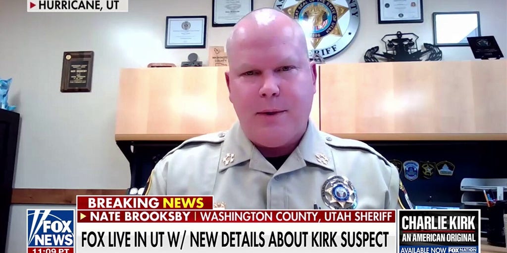 Utah sheriff identifies roommate of Charle Kirk's alleged assassin to Fox News