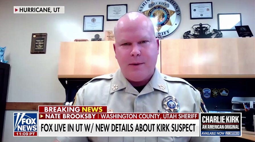 Utah sheriff identifies roommate of Charle Kirk's alleged assassin to Fox News