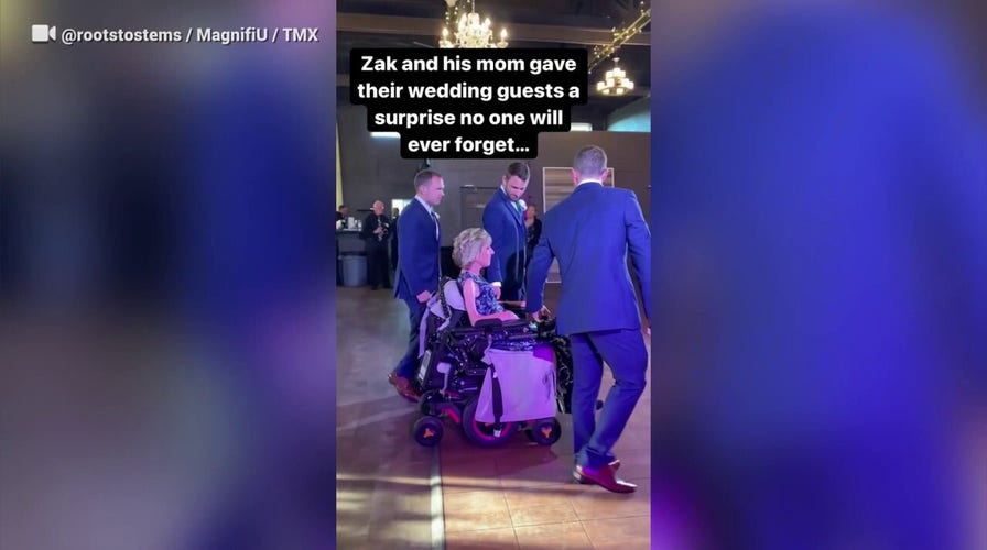 Mom with ALS shares mother-son wedding dance in Florida