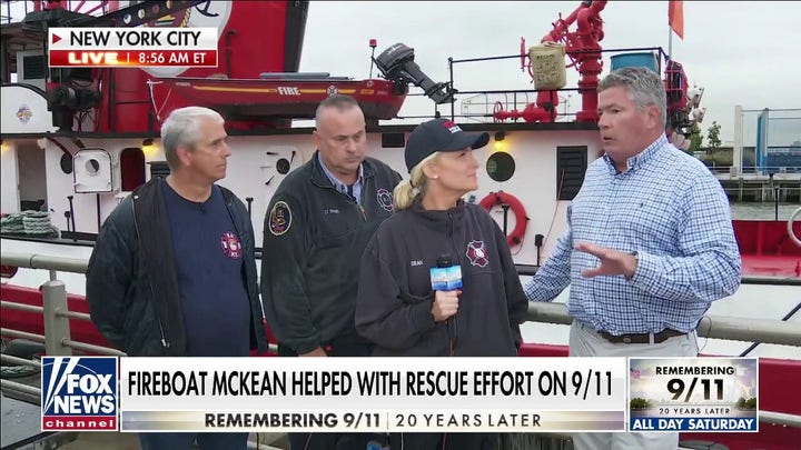 Janice Dean visits fireboat that helped save hundreds during 9/11 rescue effort