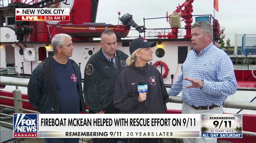 Janice Dean visits fireboat that helped save hundreds during 9/11 rescue effort
