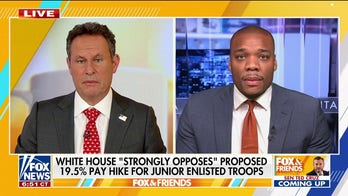 White House opposes increasing pay for troops