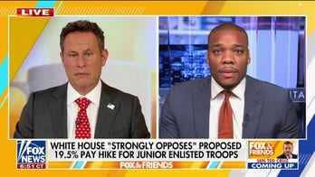 White House opposes increasing pay for troops