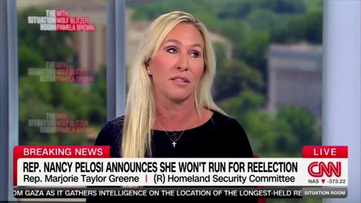 Marjorie Taylor Greene praises Pelosi for her ability to 'deliver' for her party, wishes the GOP could do the same for their voters