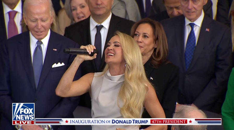 Carrie Underwood performs 'America the Beautiful' at President Trump's inauguration