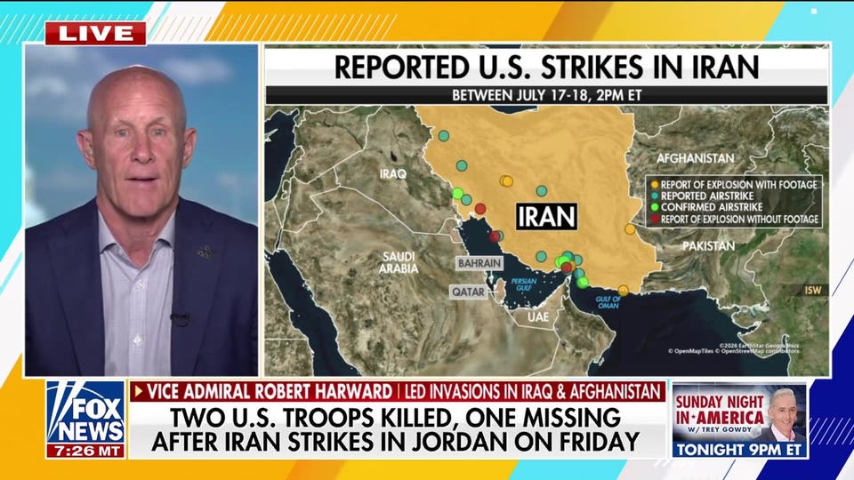 Retired Vice Admiral Harward explains US strategy shift against Iran