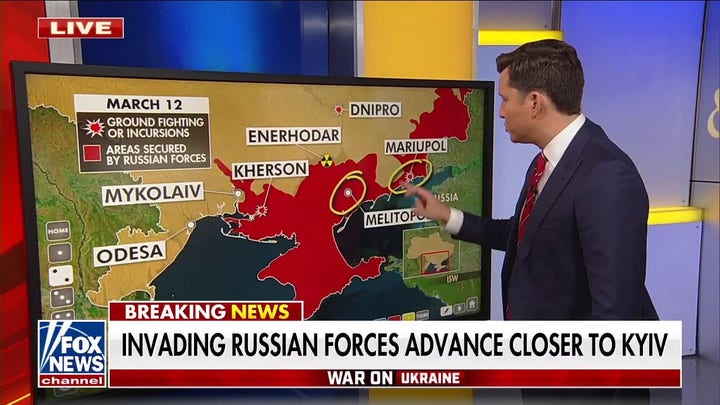Will Cain tracking Russia-Ukraine war as Russian attack hits military base just miles from Polish border