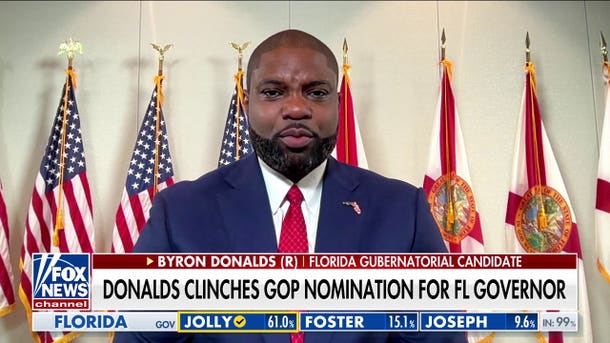 WATCH: Rep Byron Donalds reacts to his victory, says voters are choosing ‘common sense’