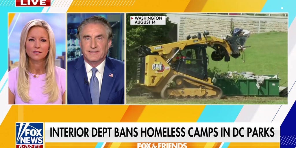 Trump admin bans homeless camps in DC parks amid crime crackdown