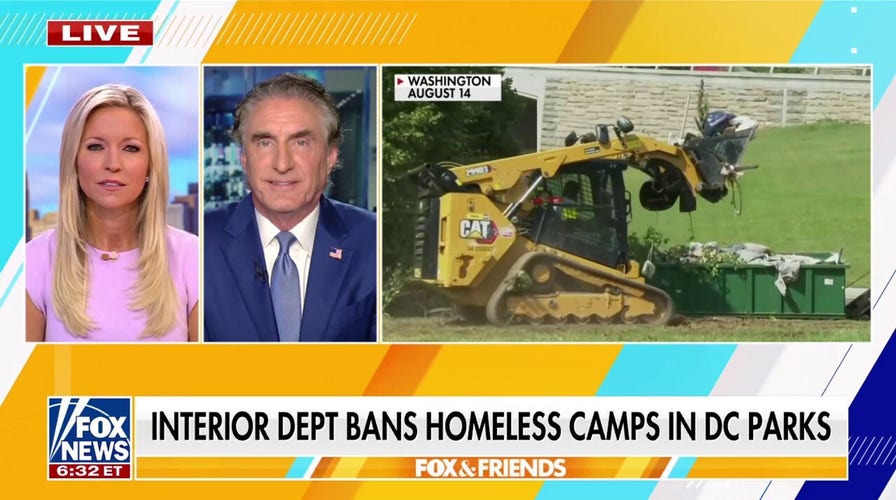 Trump admin bans homeless camps in DC parks amid crime crackdown