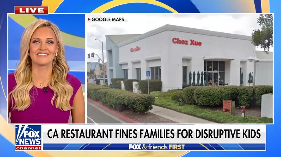CA restaurant charges parents for disruptive children's damages