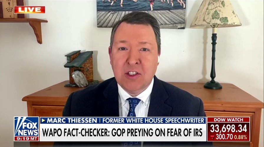 Marc Thiessen slams Democrats rebranding inflation bill: It's 'false advertising'