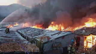 Video shows fire ripping through South Korea shanty town, forcing evacuations - Fox News
