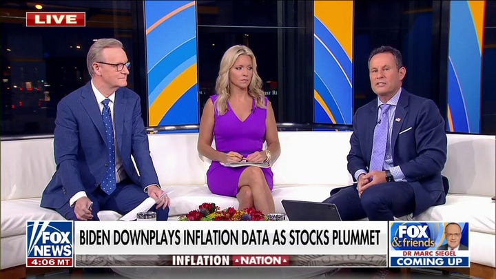 'Fox & Friends' roasts Biden's 'embarrassing' inflation celebration