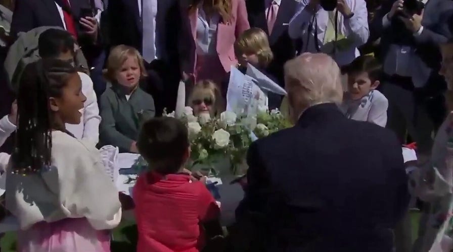 Trump jokes kids could merchantability   his autograph for 25K arsenic  helium  jabs Biden