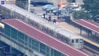 Drone captures teens subway surfing in New York City