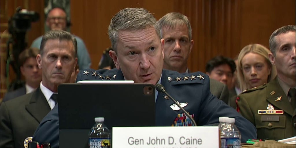 Caine accuses Iran of holding 'world’s economy hostage’ with Strait of Hormuz actions