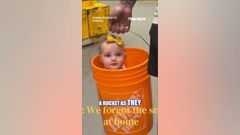 No stroller? No problem at Home Depot