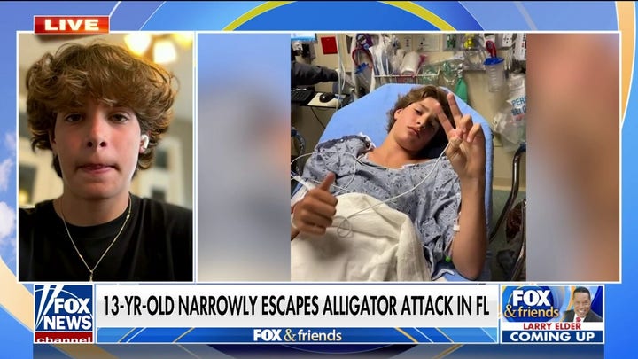 Florida teen narrowly escapes alligator attack, walks away with no major injuries