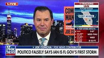 Joe Concha: Some liberal media pundits 'licking their chops' to take shots at DeSantis over Hurricane Ian