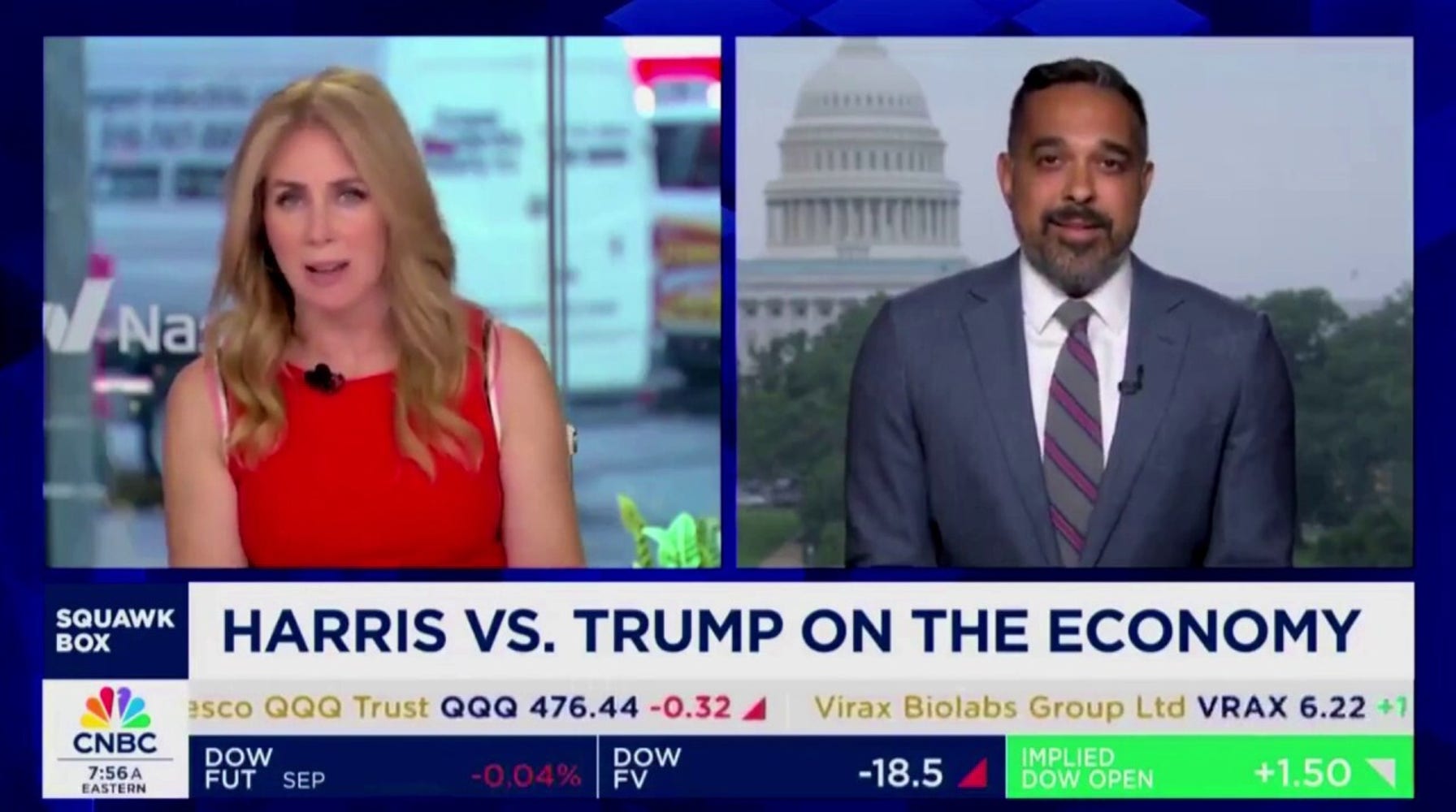 CNBC Hosts Spar with Harris Economic Adviser over Controversial Unrealized Gains Tax Proposal