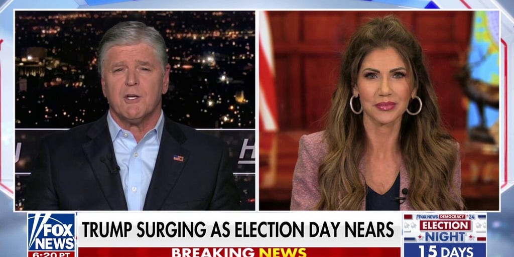 Democrats are in a panic over Trump's visit to McDonald's, South Dakota Gov. Kristi Noem says