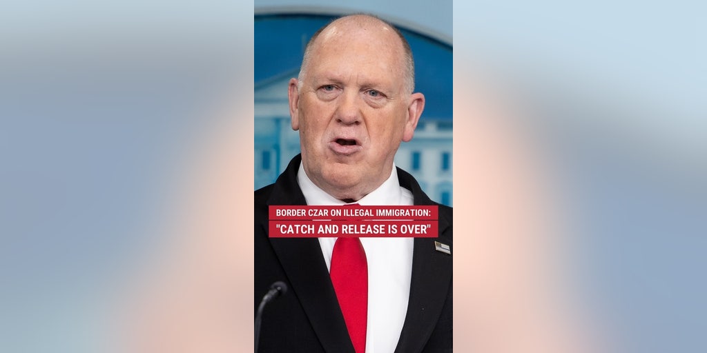 Tom Homan declares that "catch and release is over"
