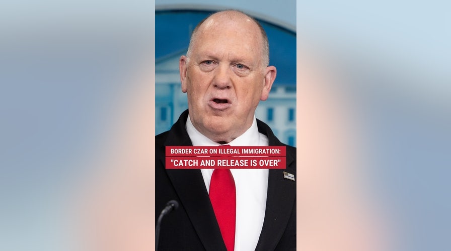 Tom Homan declares that "catch and release is over"