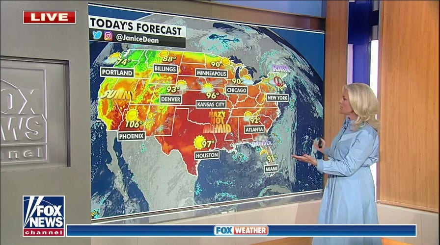 National weather forecast for August 23