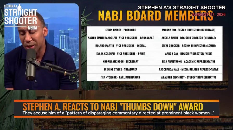 Stephen A Smith targets national Black journalists org in blistering rant
