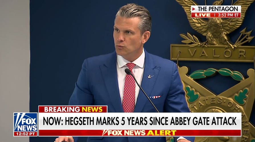Hegseth marks 5 years since Abbey Gate attack, swipes at 'bureaucratic caution'