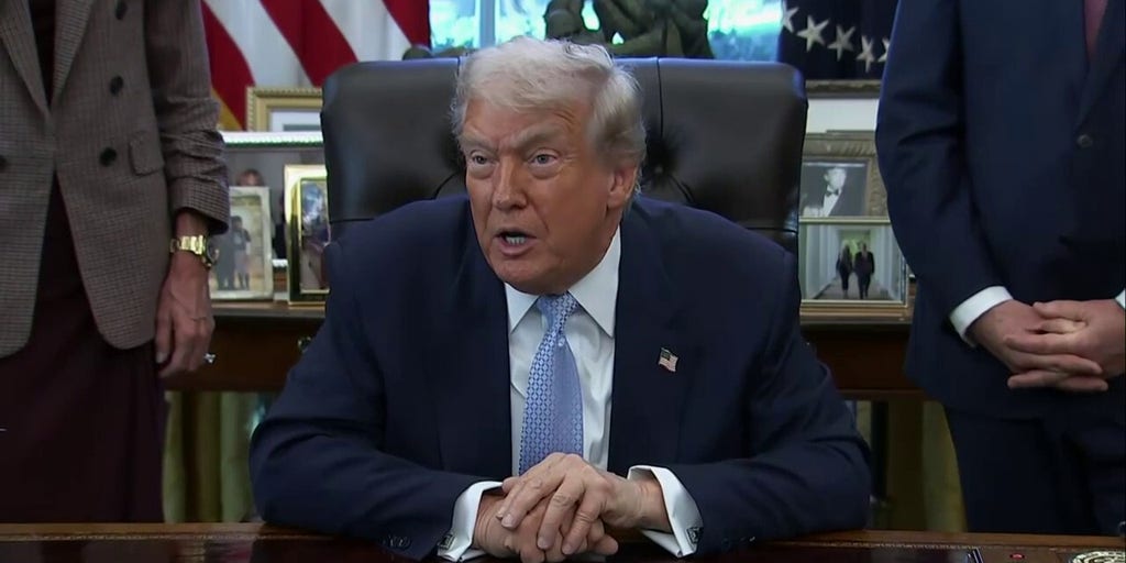Trump signals whether he would sign bill to release Epstein files