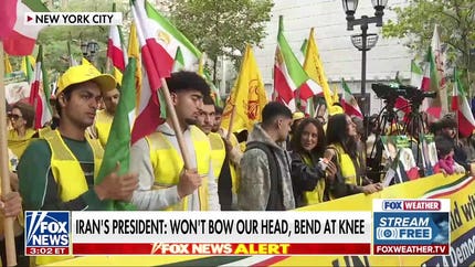Anti-regime protests erupt as Iranian president addresses UN