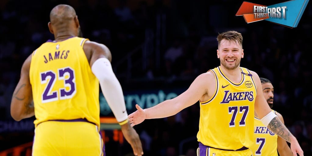 Nick picks the Lakers to win the NBA Championship after they beat the Knicks | First Things First