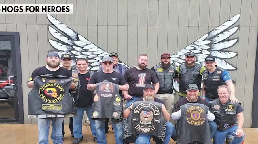 ‘Hogs for Heroes’ gifts motorcycles to veterans 